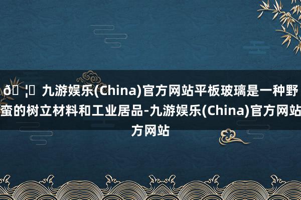 🦄九游娱乐(China)官方网站平板玻璃是一种野蛮的树立材料和工业居品-九游娱乐(China)官方网站