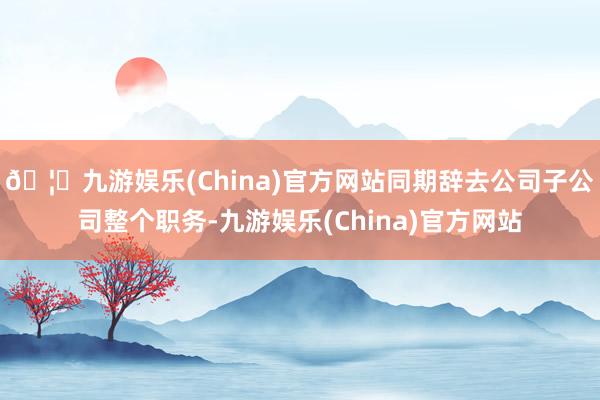 🦄九游娱乐(China)官方网站同期辞去公司子公司整个职务-九游娱乐(China)官方网站