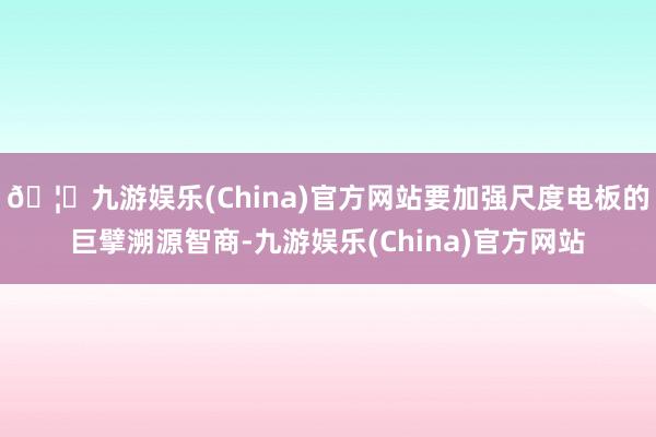 🦄九游娱乐(China)官方网站要加强尺度电板的巨擘溯源智商-九游娱乐(China)官方网站