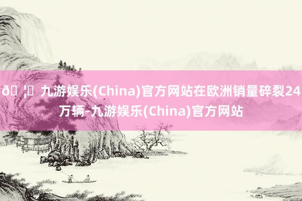 🦄九游娱乐(China)官方网站在欧洲销量碎裂24万辆-九游娱乐(China)官方网站