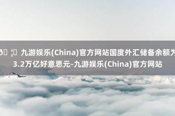 🦄九游娱乐(China)官方网站国度外汇储备余额为3.2万亿好意思元-九游娱乐(China)官方网站