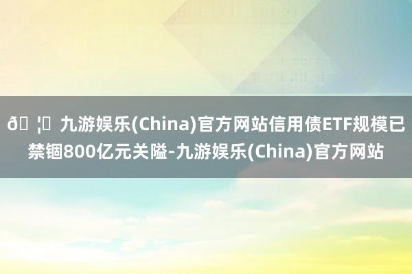 🦄九游娱乐(China)官方网站信用债ETF规模已禁锢800亿元关隘-九游娱乐(China)官方网站