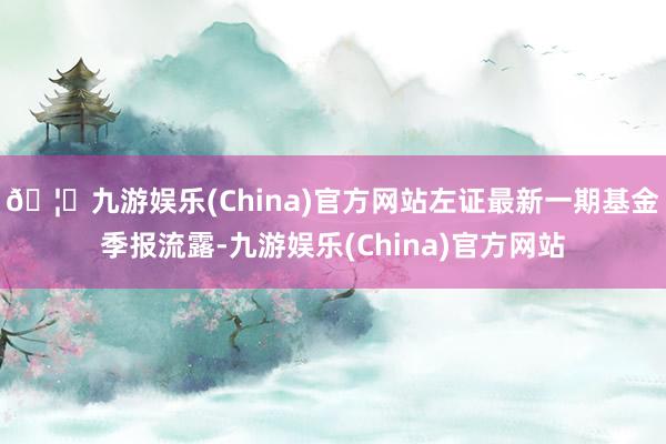 🦄九游娱乐(China)官方网站左证最新一期基金季报流露-九游娱乐(China)官方网站