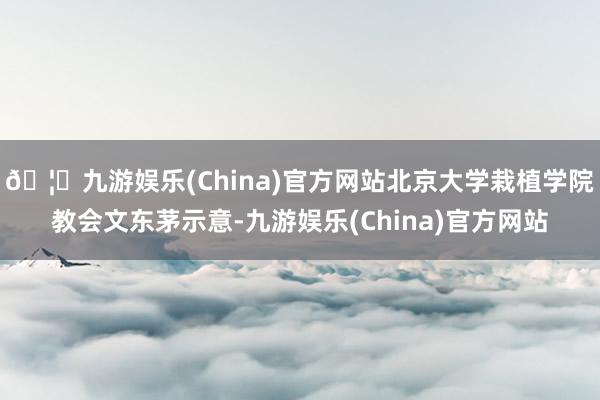 🦄九游娱乐(China)官方网站北京大学栽植学院教会文东茅示意-九游娱乐(China)官方网站