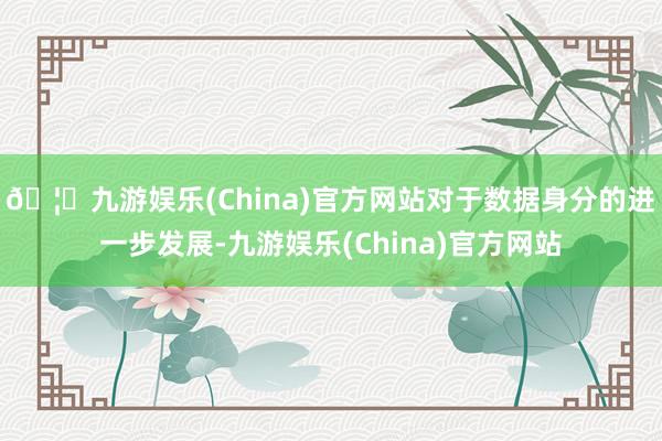 🦄九游娱乐(China)官方网站对于数据身分的进一步发展-九游娱乐(China)官方网站