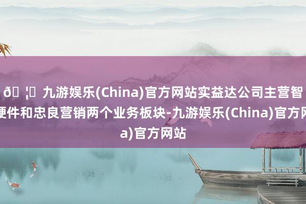 🦄九游娱乐(China)官方网站实益达公司主营智能硬件和忠良营销两个业务板块-九游娱乐(China)官方网站