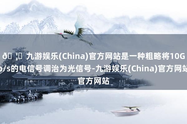 🦄九游娱乐(China)官方网站是一种粗略将10Gb/s的电信号调治为光信号-九游娱乐(China)官方网站