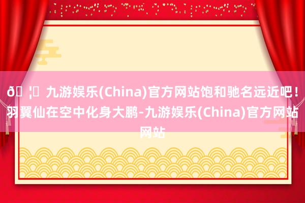 🦄九游娱乐(China)官方网站饱和驰名远近吧!羽翼仙在空中化身大鹏-九游娱乐(China)官方网站