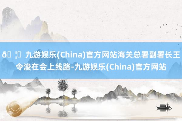 🦄九游娱乐(China)官方网站海关总署副署长王令浚在会上线路-九游娱乐(China)官方网站