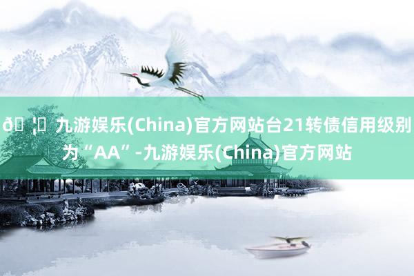 🦄九游娱乐(China)官方网站台21转债信用级别为“AA”-九游娱乐(China)官方网站